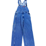 Dickies Mens Blue Denim Workwear Relaxed Fit Bib Overalls Sz 30x30