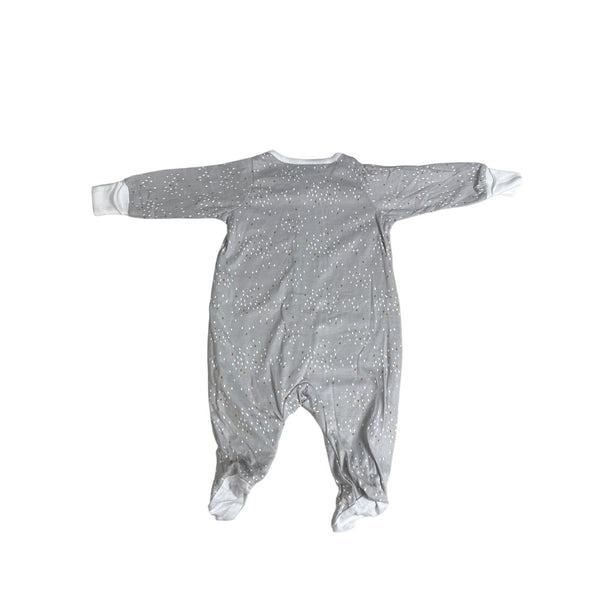 Gerber Toddler Baby Gray and White Jumpsuit 3 Piece Set Sz 0M