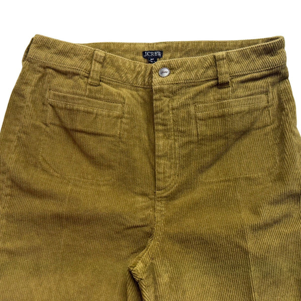 J.Crew Women’s Golden Corduroy Flare Jeans High Waist Size 29T - New
