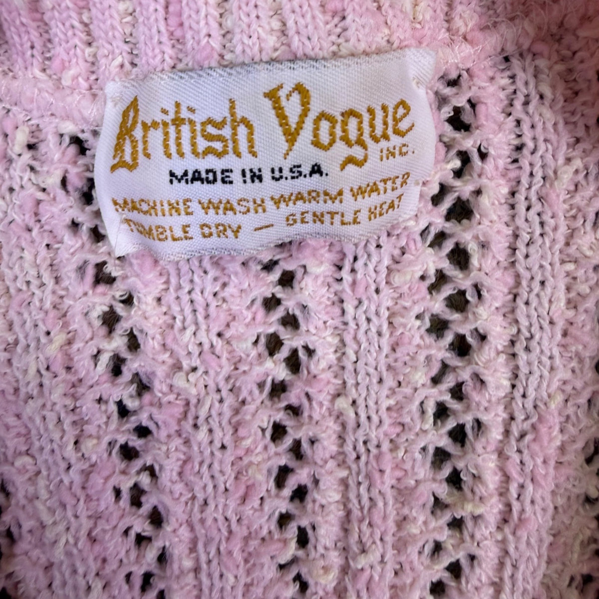 Vogue Womens Pink Knit Top & Skirt Set Soft Modest Ribbed 2-Piece Sz M