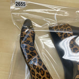 Isaac Mizrahi Live! Women’s Leopard Print With Studded Toe Block Heel Size 9.5