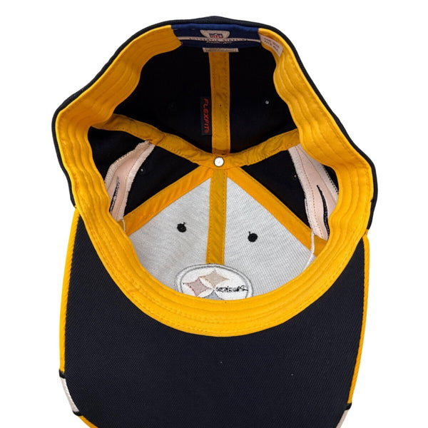 Pittsburgh Steelers NFL Reebok Adjustable Baseball Hat Black/Yellow
