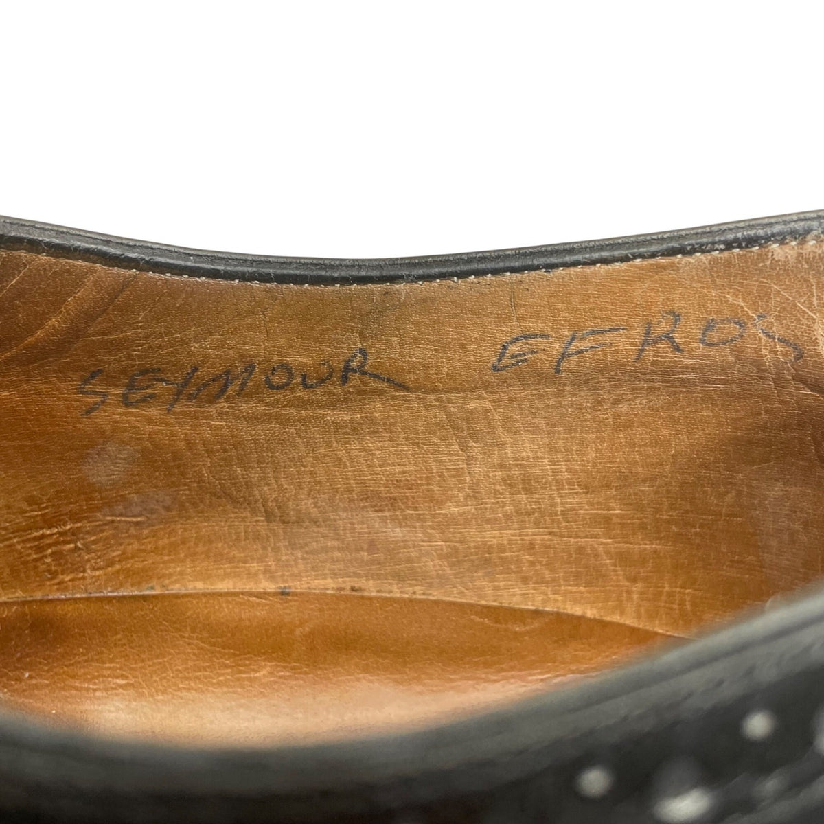 Oliver Moore Men’s Black Leather Wingtip Oxford Dress Shoes Size 9