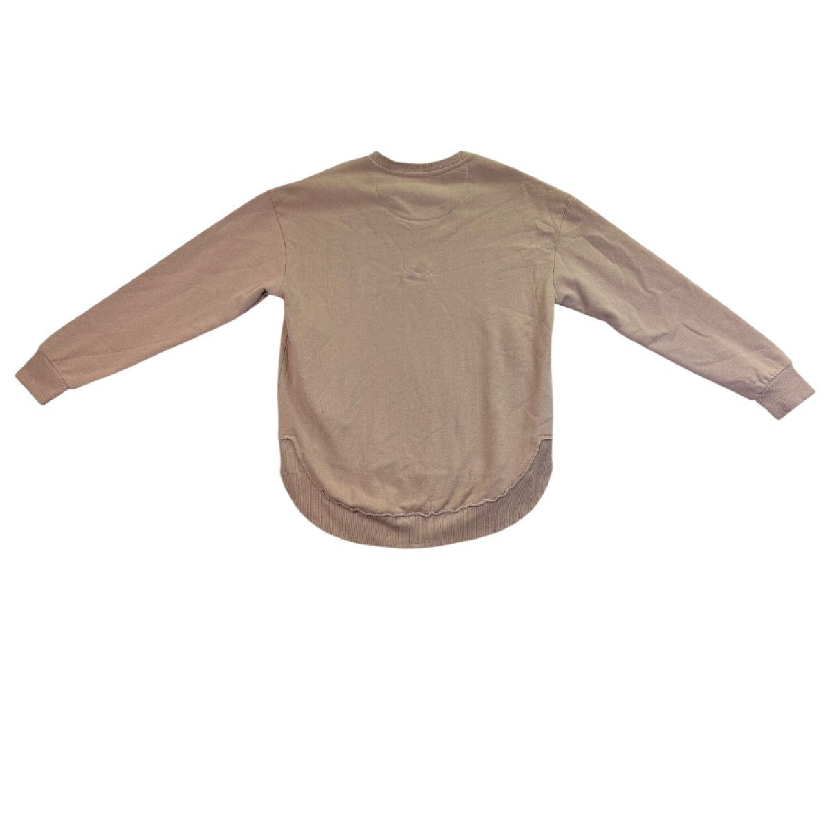 Royce Mens Beige Cotton-Blend V-Neck Sweatshirt With Pockets Size L