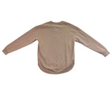 Royce Mens Beige Cotton-Blend V-Neck Sweatshirt With Pockets Size L