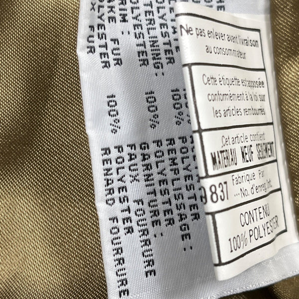 Andrew Marc Womens Quilted Hooded Jacket W/Faux Fur Trim Winter Coat Sz XS - New