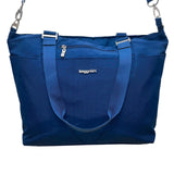 Baggallini Women’s Blue Nylon Adjustable Shoulder Strap Tote Bag