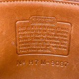 Vintage Coach Women’s Brown Leather Adjustable Strap Metropolis Crossbody Bag