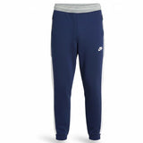 Nike Mens Blue Cotton Blend Jogger Pants Slim Fit Activewear Size L