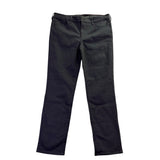 Eddie Bauer Womens Black Cotton Blend Straight-Leg Pants Casual Sz 16