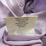 One And Only Women Lilac Ruffle Tie Front Dress Size L