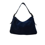 J.Crew Women’s Navy Blue Cow Suede Shoulder Adjustable Strap Soft  Satchel Bag