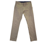 J.Crew Mens Beige Cotton-Blend Slim Tech Pants Durable Workwear Size W32 L32