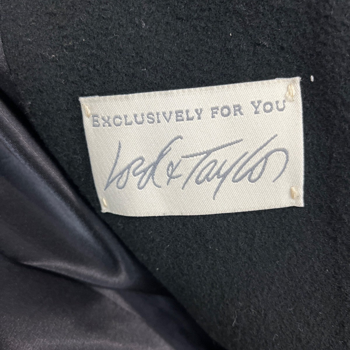 J Percy for Marvin Richards Lord & Taylor Black Faux Fur Long Coat Jacket