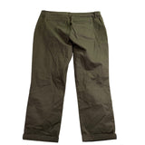 Tommy Hilfiger Womens Olive Cotton Stretch Chinos Pants  Straight Cut Size 16