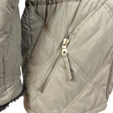 Andrew Marc Womens Quilted Hooded Jacket W/Faux Fur Trim Winter Coat Sz XS - New