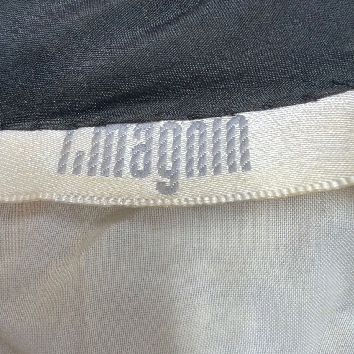 I. Magnin Womens Ivory & Black Silk Beaded Sequin Jacket 100% Silk Lining Size M
