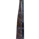 Christian D Mens Brown Blue Feather Print Silk Tie Italy Made USA