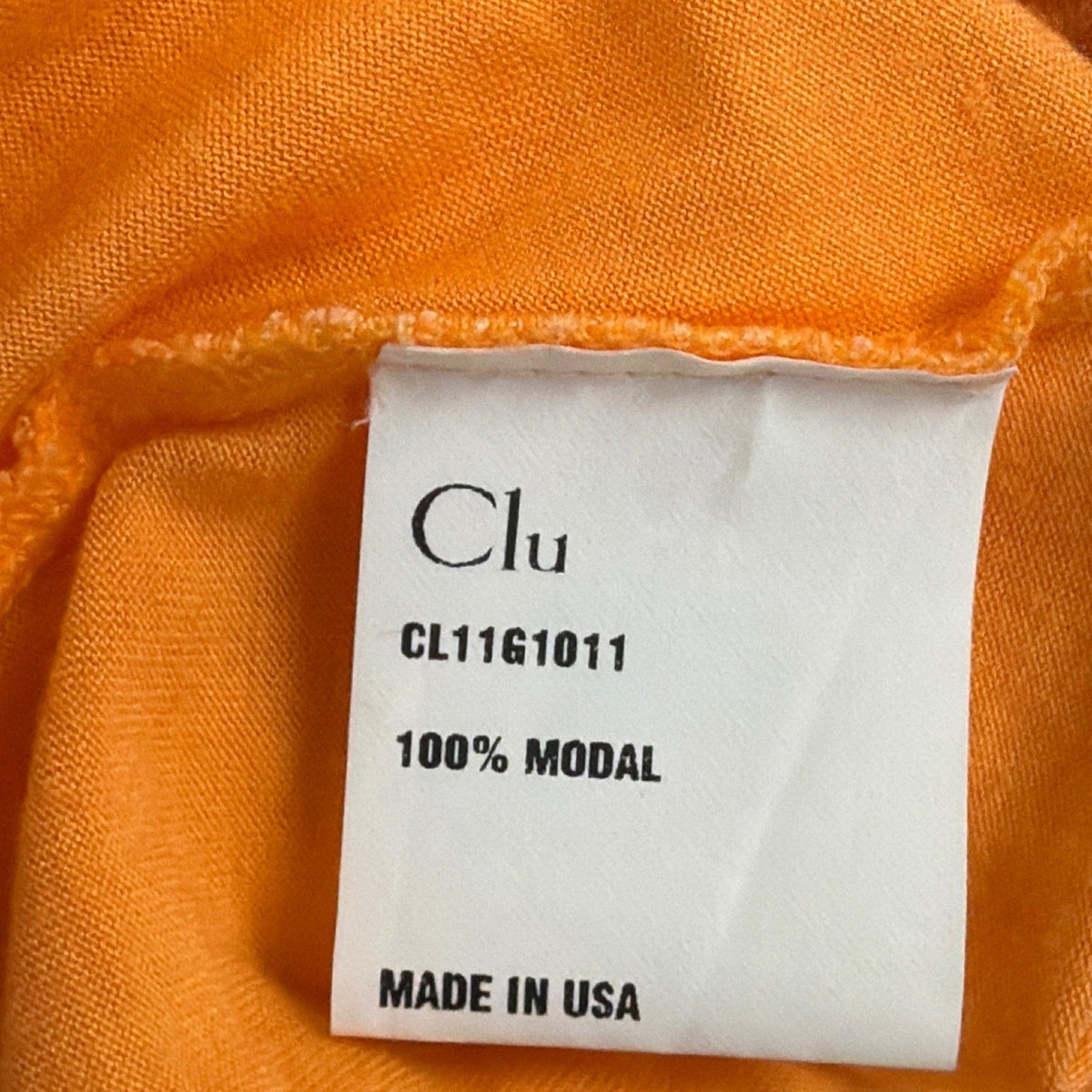 Clu Womens Beige/Orange Modal Draped Ombre Dress Sleeveless Size S