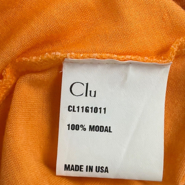Clu Womens Beige/Orange Modal Draped Ombre Dress Sleeveless Size S