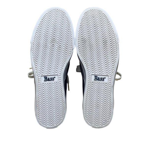 G.H. Bass & Co Women’s Navy Canvas Lace-Up Bass Happy Sneakers Size 10 M