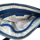 Calvin Klein Women’s Blue Nylon Adjustable Strap Compact Crossbody Bag