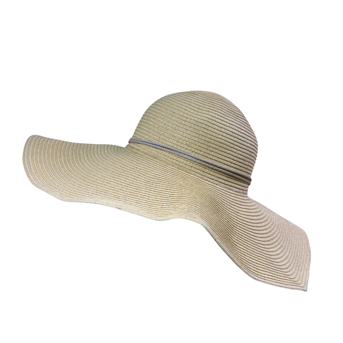 Sakkas Womens Yellow Paper Straw Wide Brim Sun Hat W/ Adjustable Flower Accents
