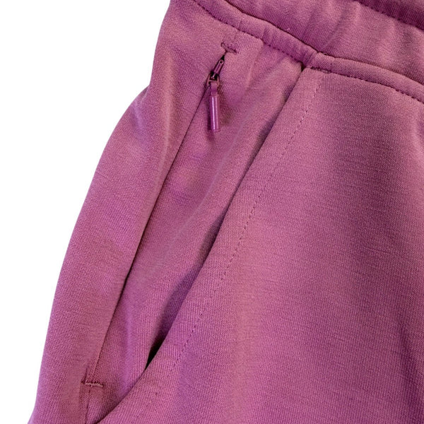 Athleta Womens Purple Cotton Blend Sweatshirt & Elastic Waist Jogger Set Sz XS