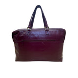 Woodward & Lothrop Women’s Burgundy Leather Made In Italy Suitcase Messenger Bag