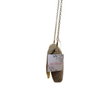 Lulu Townsend Women’s Gold Metal Rhinestone Chain Strap Evening Bag