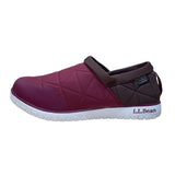 L.L.Bean Men’s Burgundy & Brown Quilted Waterproof Slip-On Shoes Size 12M