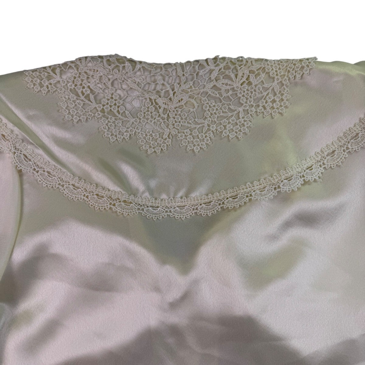Sonya Ratay For San André Womens Ivory Long Sleeve Lace Blouse Size 10