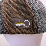 Trend Style Gray Wool-Blend Newsboy Cap Mens Brown Accents Warm Vintage Look