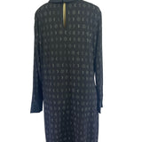 Modcloth Women's Dark Blue/ Black A-Line Casual Midi Dress Size 4X