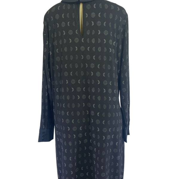 Modcloth Women's Dark Blue/ Black A-Line Casual Midi Dress Size 4X