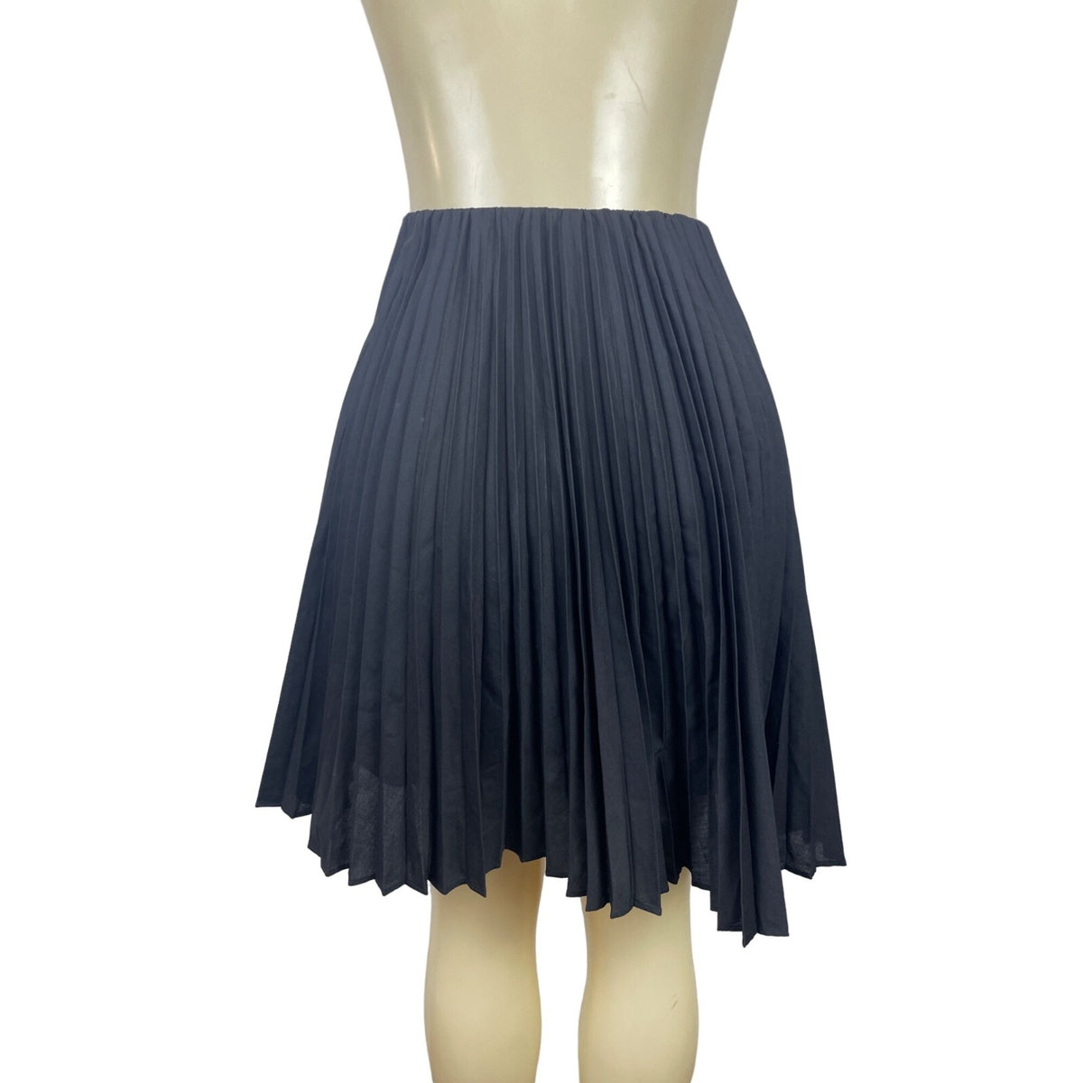 Banana Republic Women's Accordion Black Elastic Waist Skirt Sz L - NWT