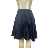 Banana Republic Women's Accordion Black Elastic Waist Skirt Sz L - NWT