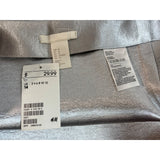 H&M Women's Grey Mermaid Knee Length Skirt Sz 14 - NWT