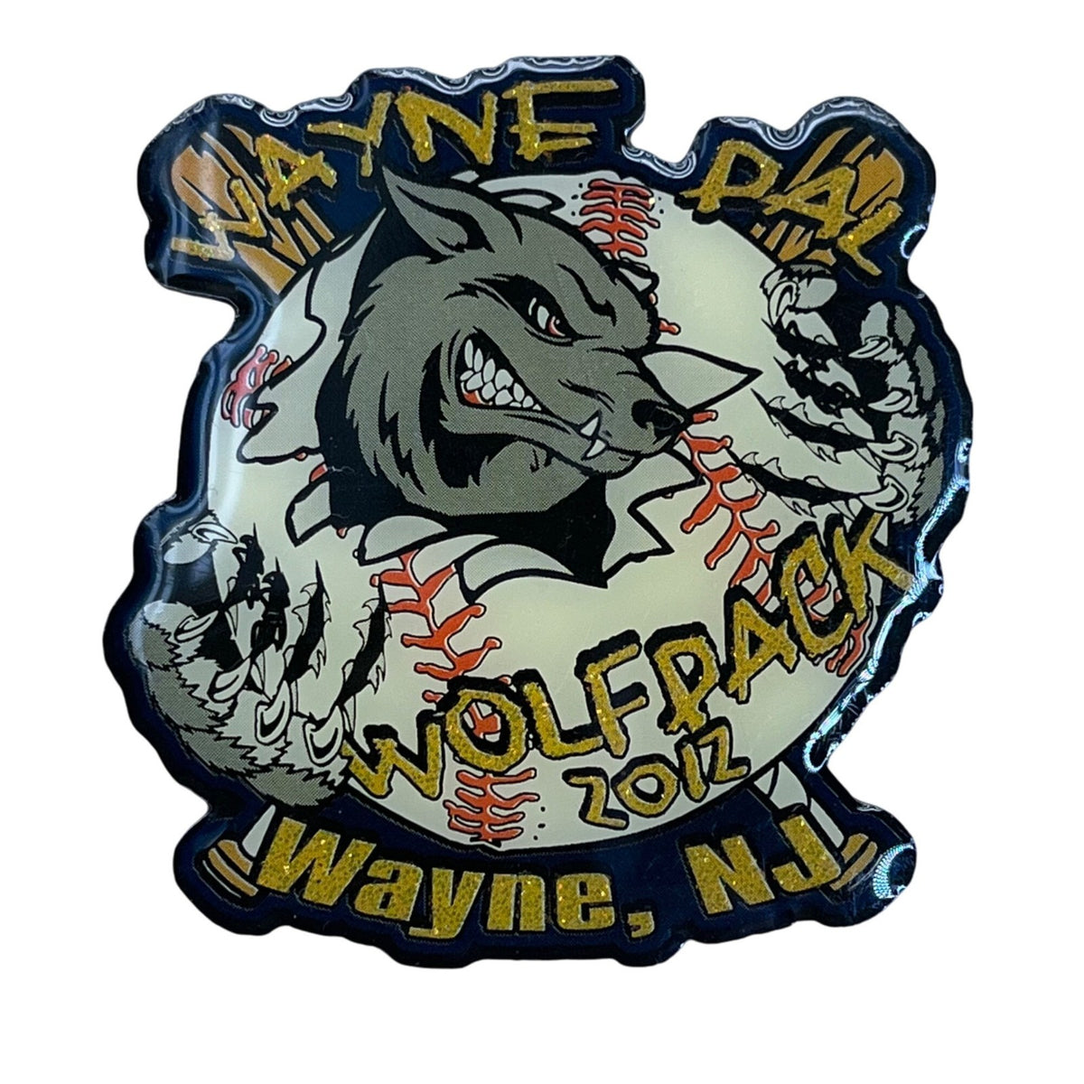 Wayne PAL Wolfpack 2012 Team Trading Pin With Double Rubber Clutch Back