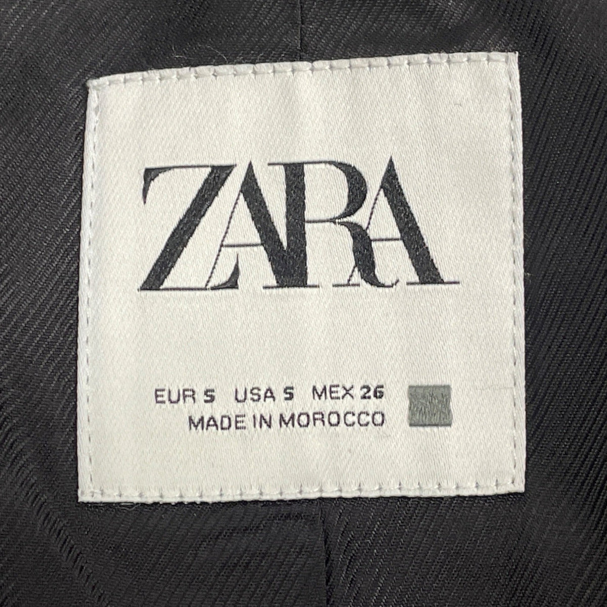 Zara Women's Black & White Plaid Button-Up Jacket With Pockets Sz S