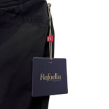 Rafaella Womens Black Curvy Fit Straight Leg Dress Pants Stretch Sz 16W