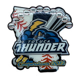 Toluca Thunder Cooperstown 2012 Pin Player Names Baseball Collectible Design