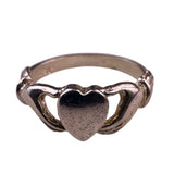 Sterling Silver Womens Claddagh Ring Heart & Hands Design Marked .925 Size 6