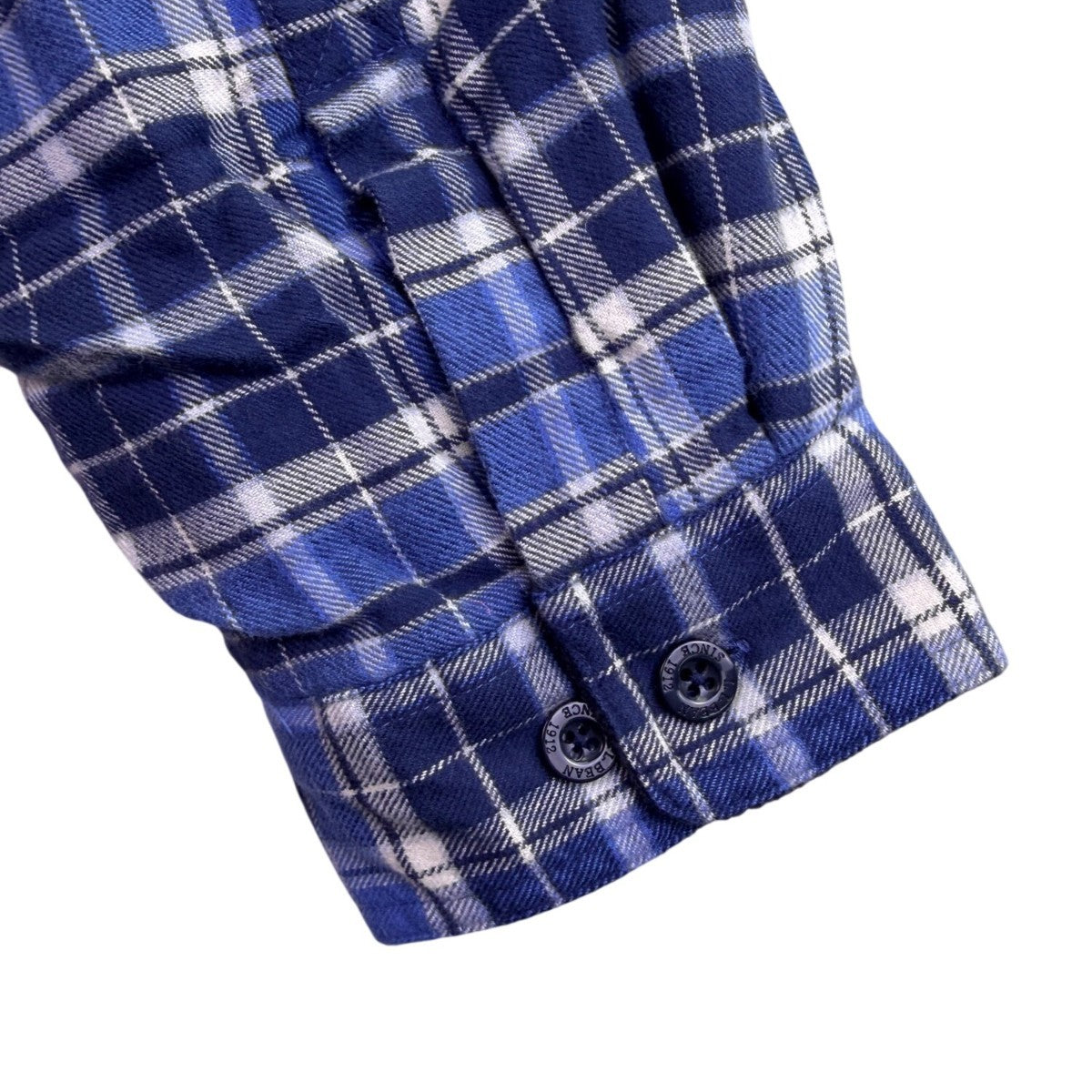 L.L.Bean Mens Rustic Blue Flannel Shirt Traditional Fit Sz XXL
