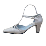 Easy Spirit Women’s Sunsand Beige Leather Nexist Strappy Heels Size 7.5M