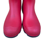 Kamik Kids Red Rubber Waterproof Durable Slip Resistant Sole Rain Boots Size 6