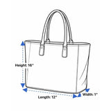 Hansel From Basel Women’s Brown Cotton Black & White Cat Tote Bag