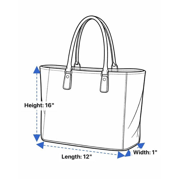 Hansel From Basel Women’s Brown Cotton Black & White Cat Tote Bag