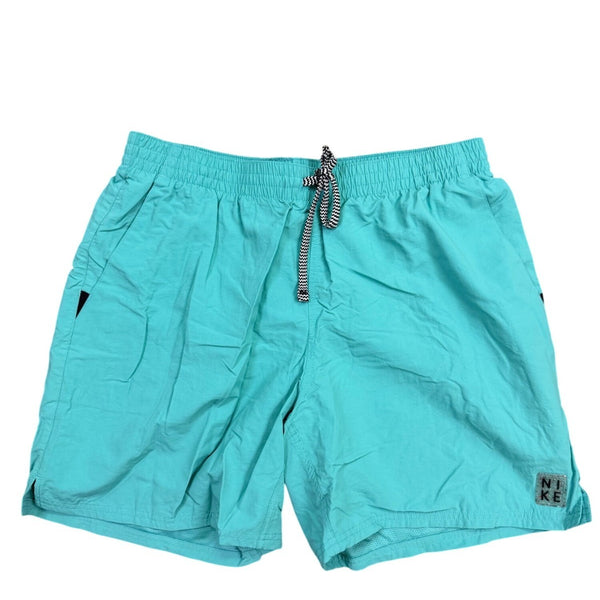 Nike Mens Aqua Swim Shorts With Drawstring & Mesh Lining Elastic Waistband Sz XL
