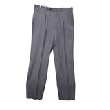 Saint Laurent Mens Gray Wool Pinstripe Blazer & Pants Suit Classic Fit